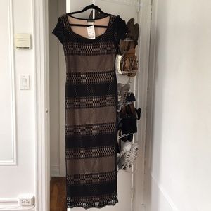 New black long dress. Medium